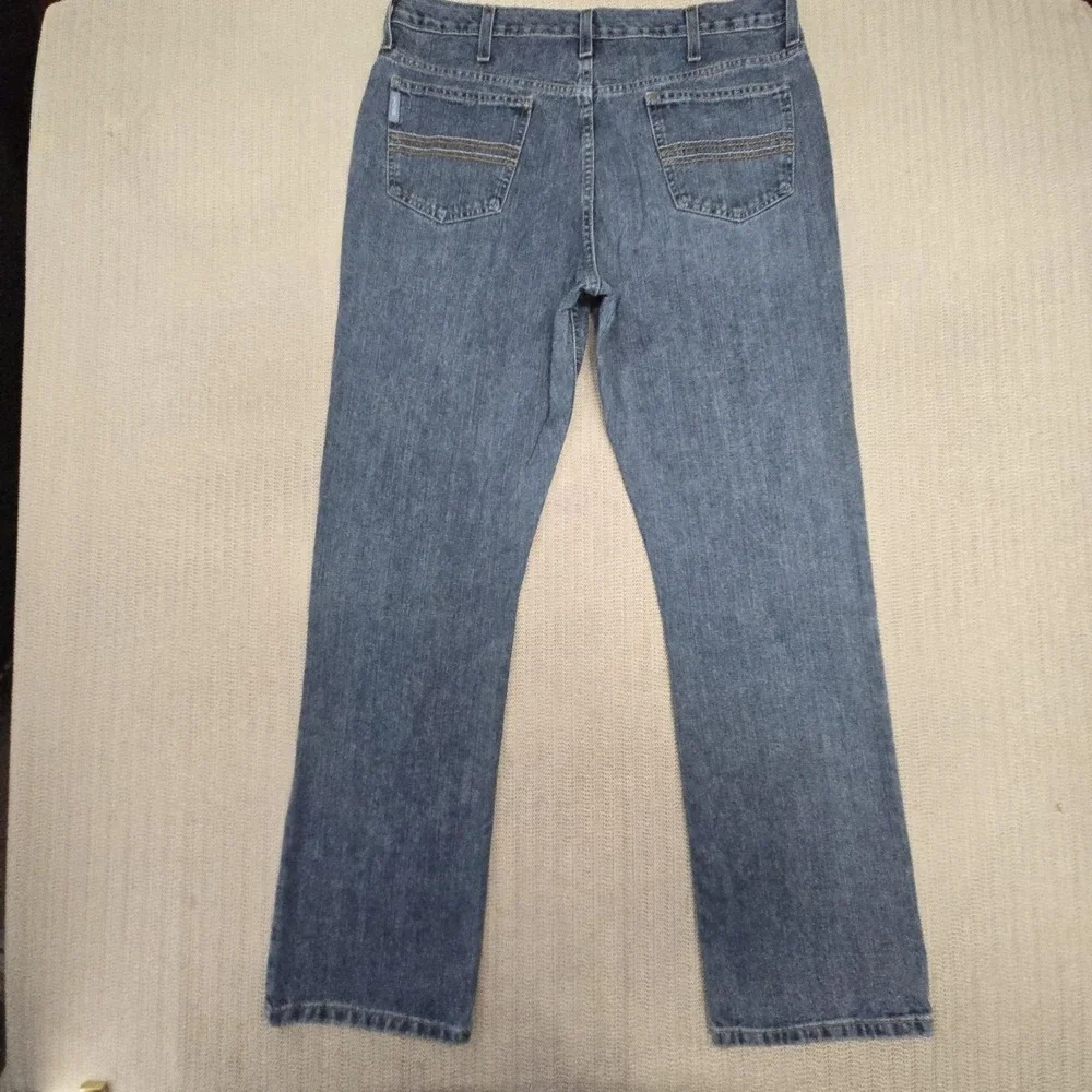 Cinch Jeans Mens 34x32 Blue Regular Fit Straight Leg Denim Pants MB980034001